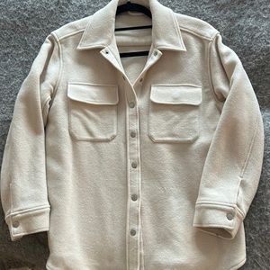 & Other Stories Shacket cream US4